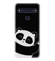 TCL 10L 10 Plus 10SE 20E 20SE 30SE L7 Kılıf Desemli Silikon Bay Bay Panda 1784