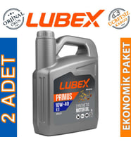 Lubex Primus EC 10W-40 5 Lt Sentetik Motor Yağı (2 Adet)