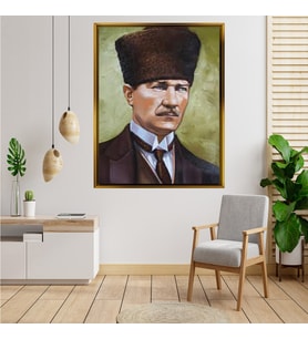 ÇERÇEVELİ ATATÜRK TABLO S331