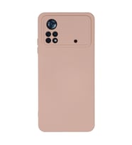 Xiaomi Poco X4 Pro 5g Kılıf Nano İçi Kadife Silikon - Pudra