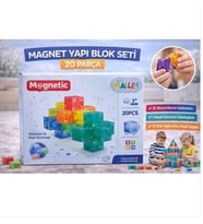 Mulvxurg  Urg02 Sh59837 Magnet Küp Yapi Blok Seti̇ 20 Parça-Zrv (Mulvix)