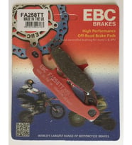 Ebc Fa258Tt 2001-2023 Kawasaki KX 85 Uyumlu Ön Fren Balatası Karbon Balata