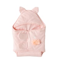 Andywawa Kız Bebek Kuğu Temalı Pembe Kundak AC23289