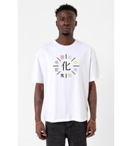 Monogatari Anime Apparitions Beyaz Erkek Oversize Tshirt