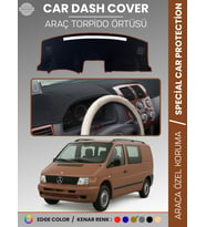 MERCEDES VITO W638 (1996-2003) Torpido Örtüsü Premium Kalite Torpido Koruma Özel Kesim UV Koruma
