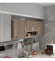 Kenzlife hazır mutfak packey crd 060*180*22 mutfak banyo dolabı kapaklı raflı (Karışık)