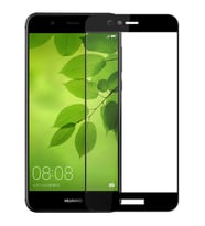 Huawei Y7 2018 Uyumlu Zore Kenarları Kırılmaya Dayanıklı Cam Ekran Koruyucu