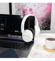 Moodix KO23NB1701 ANC Aktif Gürültü Engelleyicili Katlanabilir Bluetooth Kulaküstü Kulaklık Beyaz