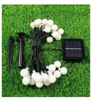 Solar 5m 28 Led Top Gün Işığı Siyah Kablolu