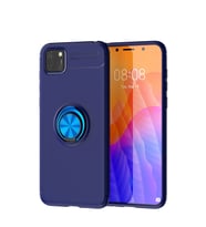 Huawei Y5p Kılıf Range Yüzüklü Silikon - Mavi