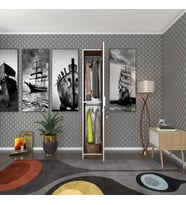 Kenzlife kilitli gardırop öğrenci dolabı tek kapılı günebakan cvz 180*35*42 gardolap dolap ofis (Karışık)
