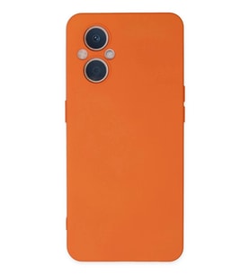 Durukar® Reno 7 Lite Kılıf Nano içi Kadife Silikon - Turuncu