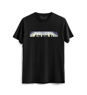 Black eyed peas Baskılı Siyah Tshirt