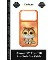 iPhone 17 Pro / 18 Pro Telefon Kılıfı Hayvan Figürlü Nakışlı Kılıf Stil Sahibi