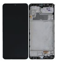 Samsung Galaxy M32 4G M325F İle Uyumlu Oled Ekran Dokunmatik Çıtalı (Siyah)
