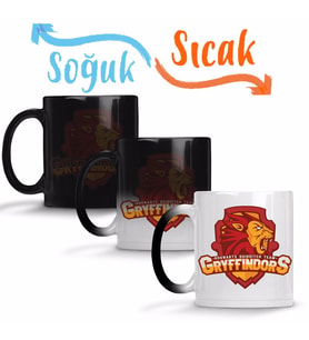 Gryffindor Sihirli Kupa Bardak Porselen