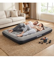 Bestway Ultra Queen 2 Kişilik Şişme Yatak + Elektrikli Pompa 191x137x22cm 671GZ BW144