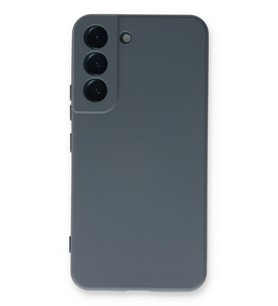 Galaxy S22 Kılıf Nano Içi Kadife Silikon - Gri