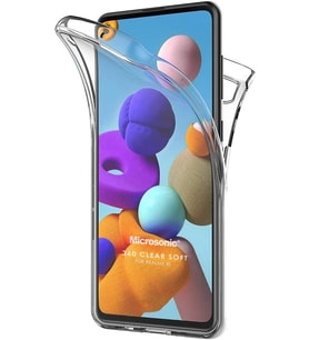 Realme 8i için Kılıf 6 Tarafı Tam Full Koruma 360 Clear Soft Şeffaf [Realme 8i ile Uyumlu Kılıf - Şeffaf]