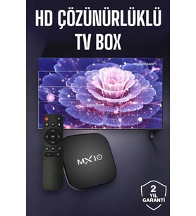TV Box Android Uyumlu 4 Çekirdekli WİFİ Bağlantılı 4K