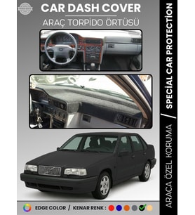 VOLVO 850 (1991-1997) Torpido Örtüsü Ön Göğüs Koruma Torpido Koruma Tam Uyum Araca Özel UV Koruma