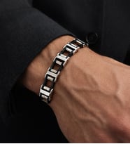 Paslanmaz Çelik Erkek Biker Chain Bileklik