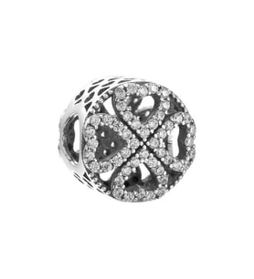 Nur Silver Yonca Gümüş Charm NUR-BL01007