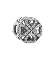 Nur Silver Yonca Gümüş Charm NUR-BL01007