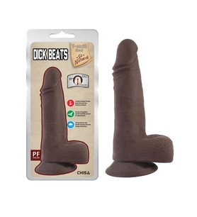 Dick Melez 18cm Kıkırdaklı Gerçekçi Dildo