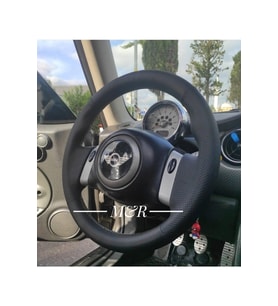 Mini Cooper Araca Özel Orijinal Kaplama Deri Direksiyon Kılıfı