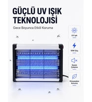 Elektrikli UV Böcek ve Sivrisinek Öldürücü Restoran, Kafe ve Ev Kullanımına Uygun
