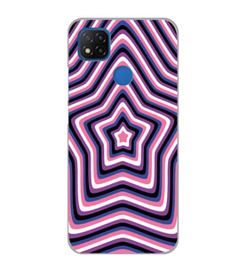 Xiaomi Redmi 9C / 10A Uyumlu Yıldız Tasarımlı Şeffaf Telefon Kılıfı