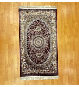 Klasik Anadolu/İran Motifli 90 x 150 CM İpek Halı