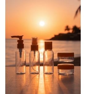 Seyahat Boy 5’li Kozmetik Dolum Seti 30 ml Sızdırmaz Tasarım