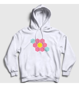 Presmono Unisex Beyaz Zoe Lee Mucize Uğur Böceği Miraculous Ladybug Kapüşonlu Sweatshirt 488227tt