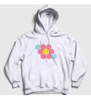 Presmono Unisex Beyaz Zoe Lee Mucize Uğur Böceği Miraculous Ladybug Kapüşonlu Sweatshirt 488227tt