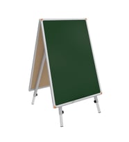 Çift Taraflı Teleskopik 60x85cm Yeşil Siyah