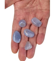 Doğal Kalsedon Tamburlu Küçük Parçalar 25 Gram - 333-2