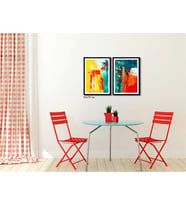 Çerçeveli Doku Efektli Tablo Seti 105x70 cm
