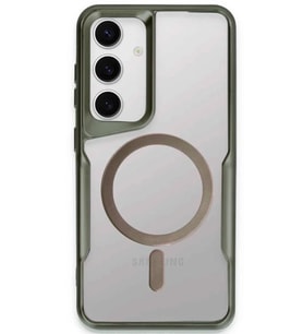 Northcity Samsung Galaxy S24 Uyumlu Kılıf Boyi Magsafe Silikon Kapak - Yeşil