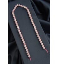 Pembe Kuvars Doğal Taş Parlak Pembe Özel Kesim 7mm Dizi [AA]