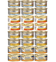 Gourmet Gold Karışık Kıyılmış Konserve Yetişkin Kedi Yaş Maması 24 X 85 Gr