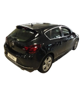 Opel Astra Uyumlu J Hatchback Makyajlı (2013-2015) Arka Tampon Eki - Difüzör (Plastik)