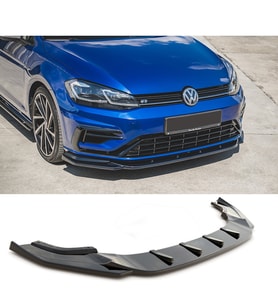 Vw Golf 7.5 R Tampon Ön Lip Parlak Siyah Plastik Ön Ek Karlık 2017 2018 2019 2020 2021 karlık+bodykit+ek