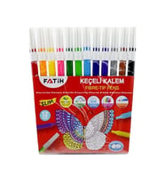 FATİH 12 RENK KEÇELİ KALEM