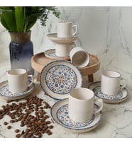 Sapphire Nordic Kahve Takımı 12 Parça 6 Kişilik 22743-44