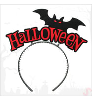 Halloween Yarasa Taç - Kırmızı (Karışık)