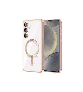 Samsung Galaxy S24 Kılıf Kross Magneticsafe Kapak - Rose