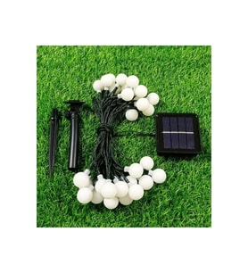 Solar 5m 28 Led Top Gün Işığı Siyah Kablolu