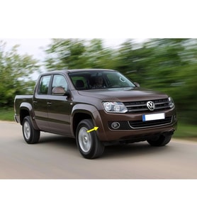 VW Amarok 2010-2016 Ön Sağ Tampon Çamurluk Eki 2HH853728 2H7853728B